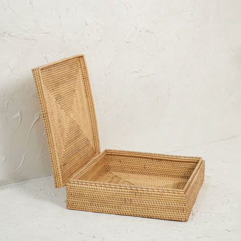 Wicker Under Bed Storage in 4 Beautiful colours - Coastal Villa Homeware